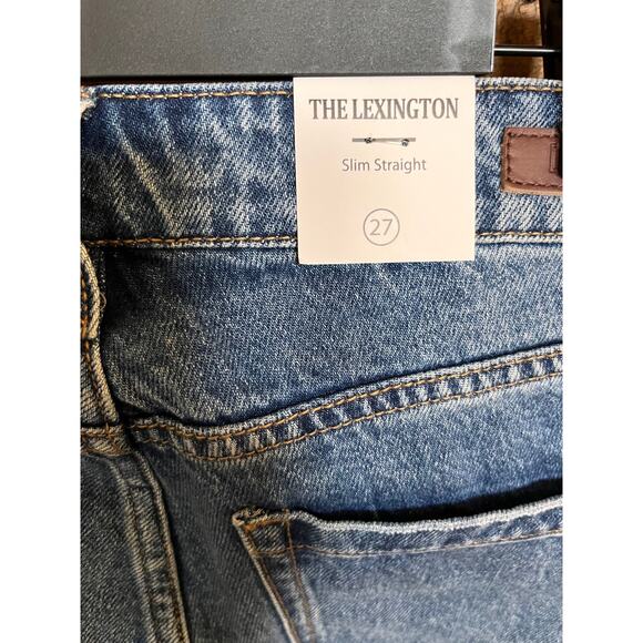 BLANK NYC Women's The Lexington Slim Straight denim jeans Med Wash Sz 27 - Picture 4 of 11